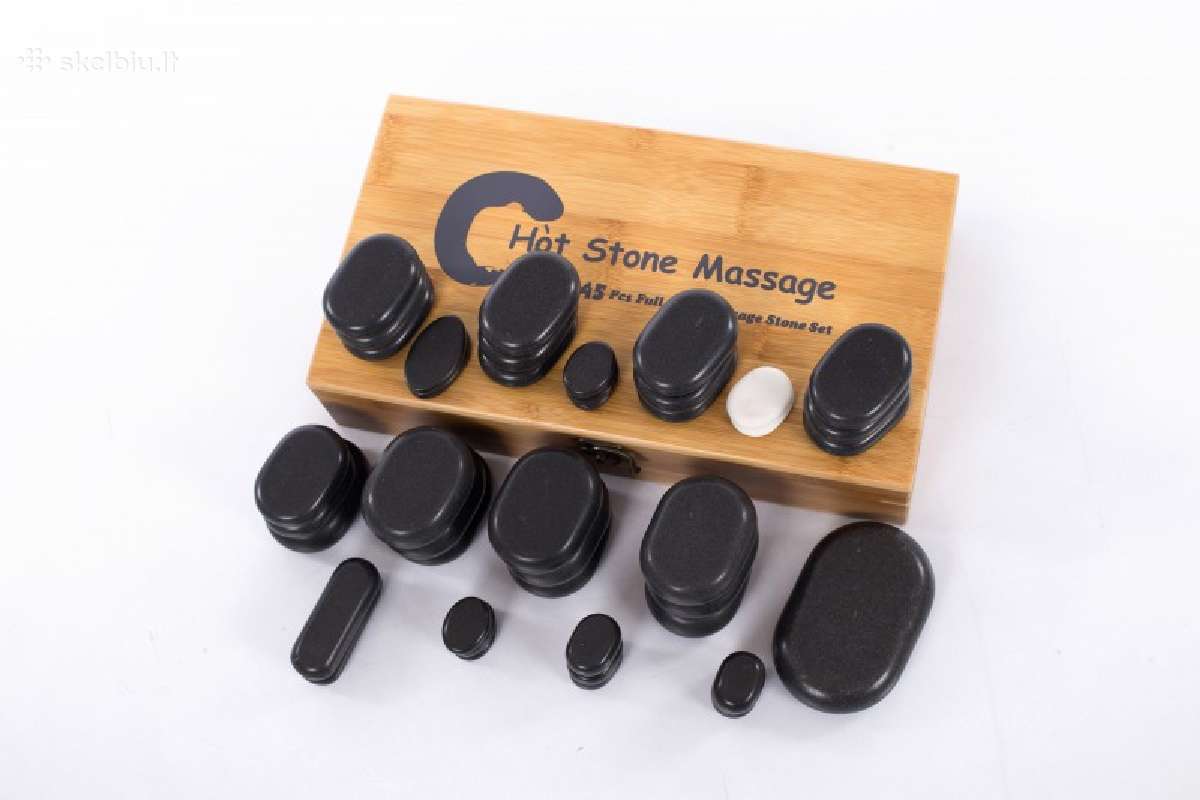 Hot Stone Therapy – Professional Set of 45 Stones - nuotraukos Nr. 2