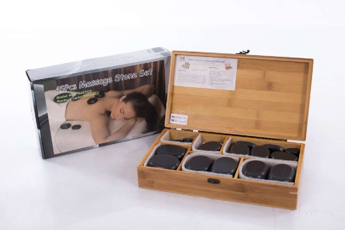 Hot Stone Therapy – Professional Set of 45 Stones - nuotraukos Nr. 4