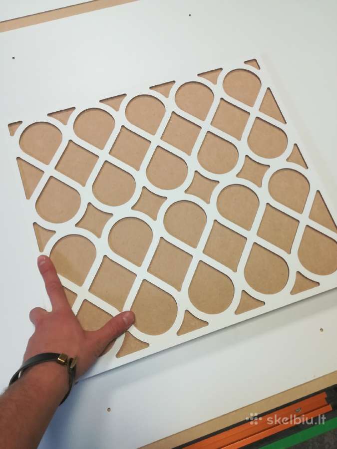 Mdf filingai - CNC frezavimas - Mdf dažymas - nuotraukos Nr. 17