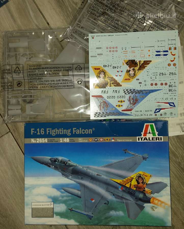 Plastmasiniai 1:48 mastelio lėktuvų modeliai - nuotraukos Nr. 7