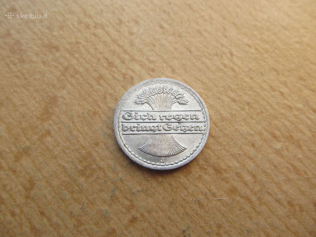 50 pfennig , Vokietija, 1921 A, D, J - nuotraukos Nr. 6