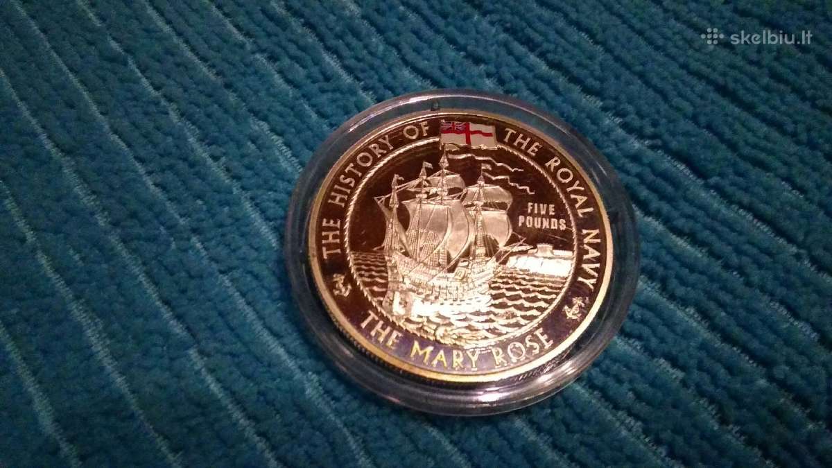 Alderney 2003 m. 5 pounds sidabras | Skelbiu.lt Alderney 2003 m. 5 pounds sidabras