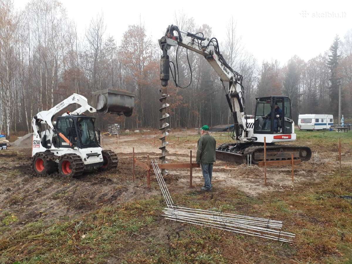Tralo,ekskavatoriaus,bobcat nuoma Su Priedais - nuotraukos Nr. 9