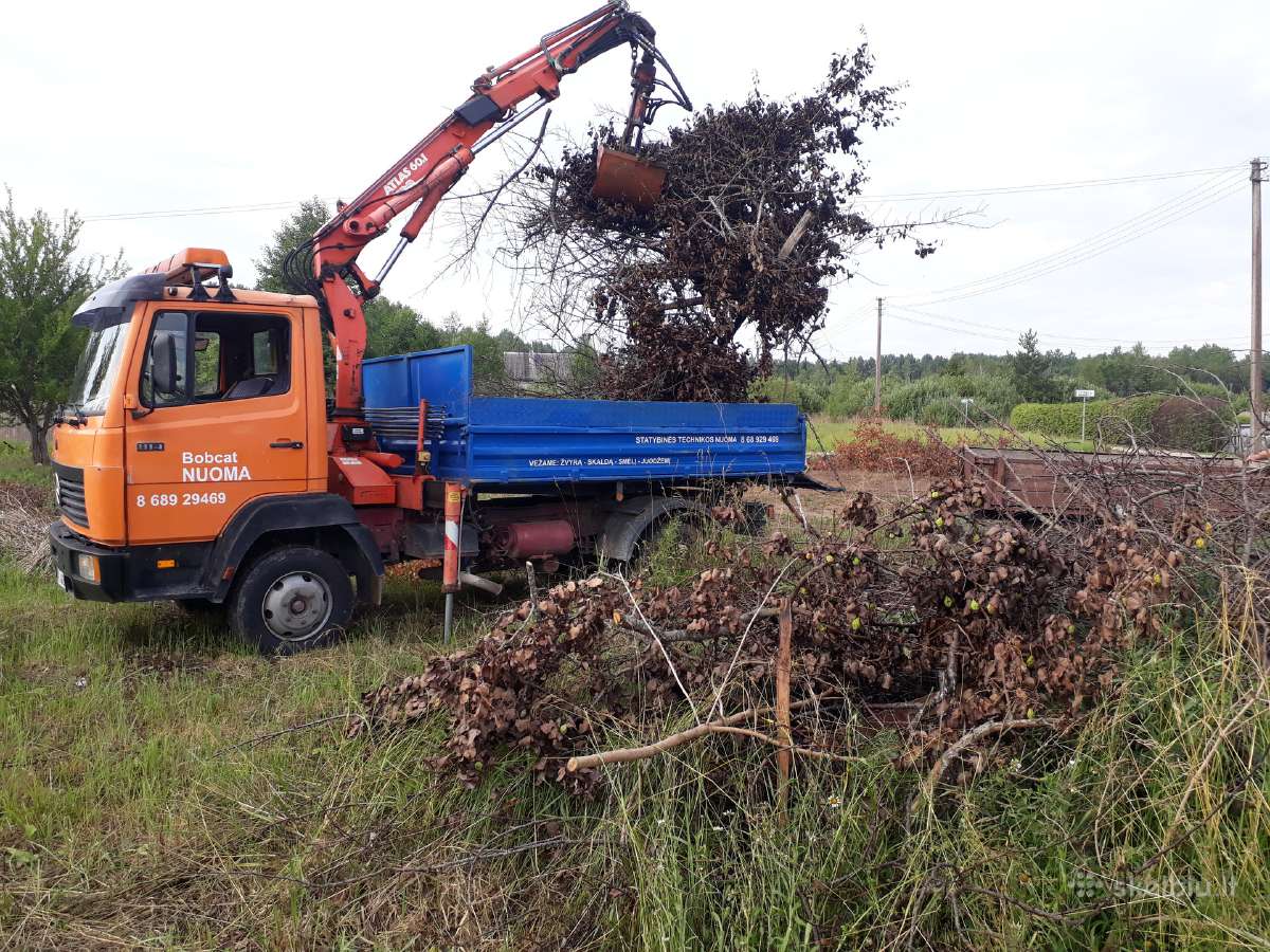 Tralo,ekskavatoriaus,bobcat nuoma Su Priedais - nuotraukos Nr. 17