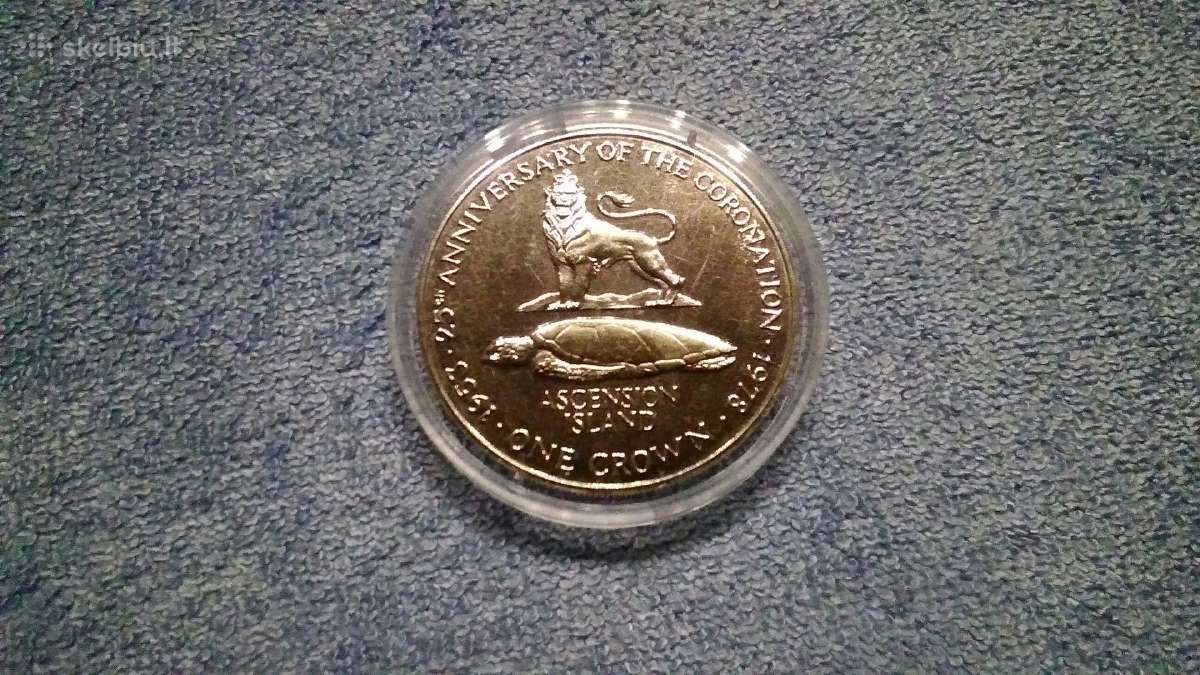 Moneta Ascension isl. 1978m. 1 krona, cu-ni
