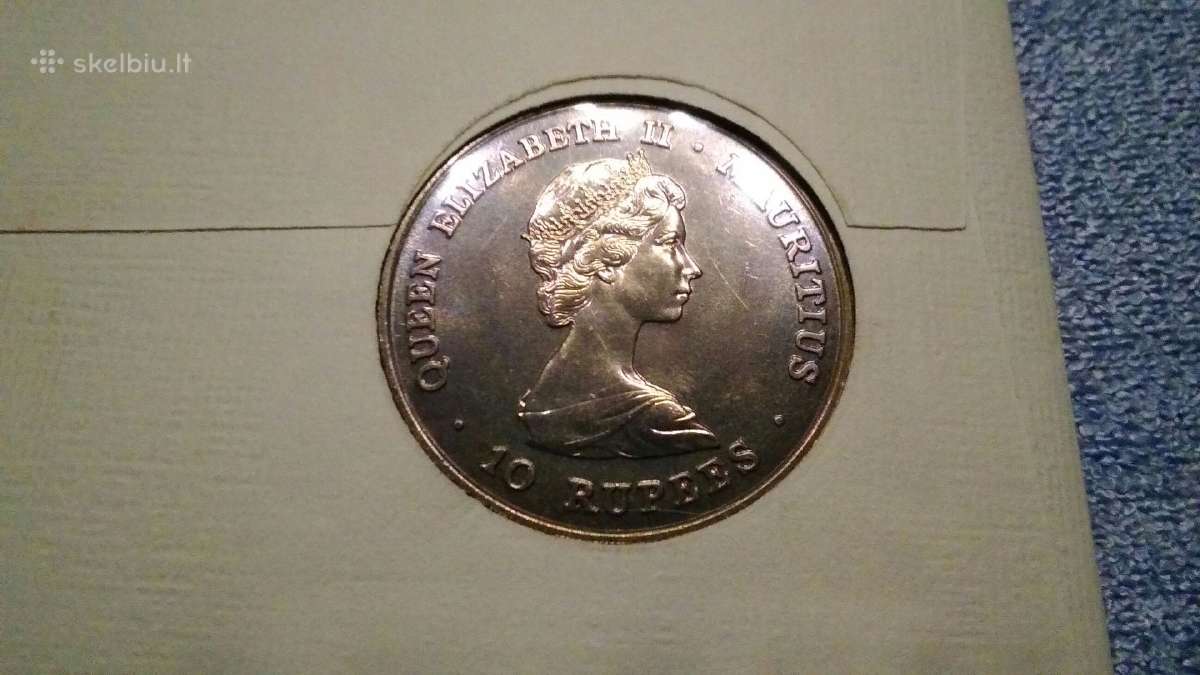 Mauritius 1981 m. 10 rupees cu_ni - nuotraukos Nr. 2