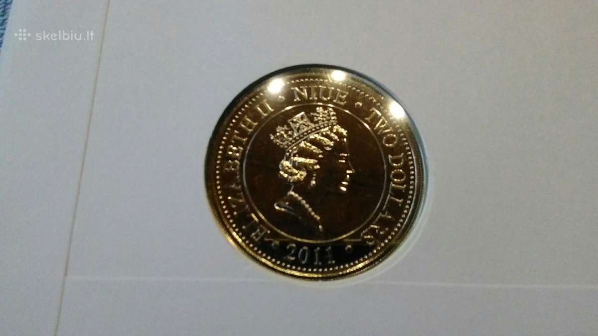 Niue 2011 m. 2 dollars cu-ni - nuotraukos Nr. 2