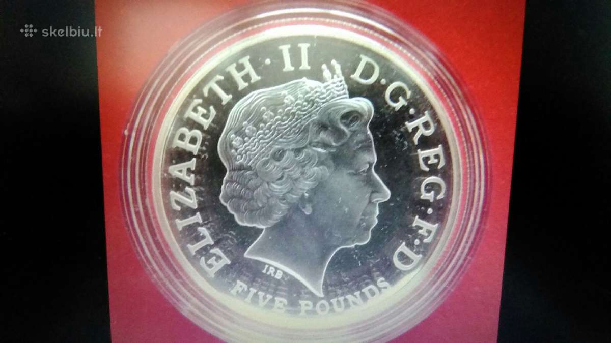 UK 2004 m. 5 funtai cu-ni - nuotraukos Nr. 2