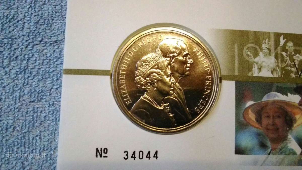 UK 1997 m. 5 funtai cu-ni - nuotraukos Nr. 2