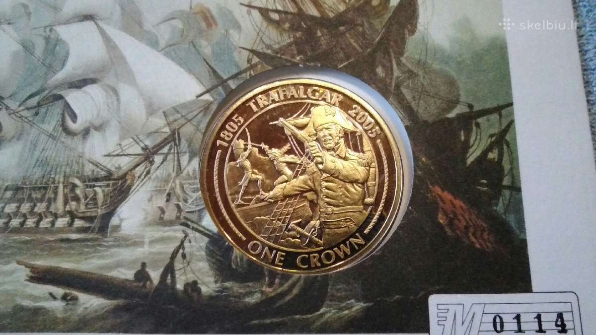 Gibraltar 2005 m. 1 crona cu-ni