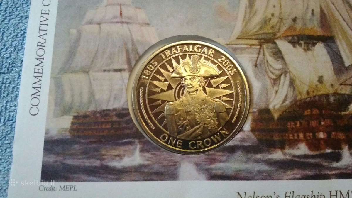 Gibraltar 2005 m. 1 crona cu-ni