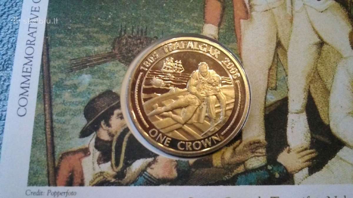 Gibraltar 2005 m. 1 crona cu-ni