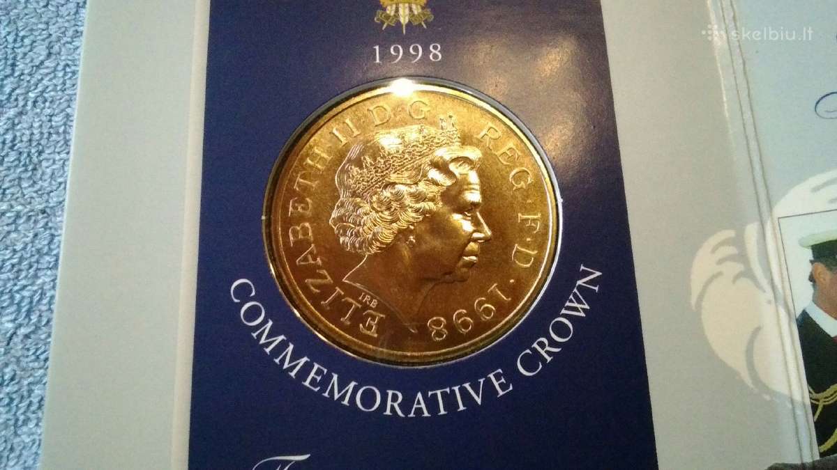 UK 1998 m. 5 funtai cu-ni - nuotraukos Nr. 2