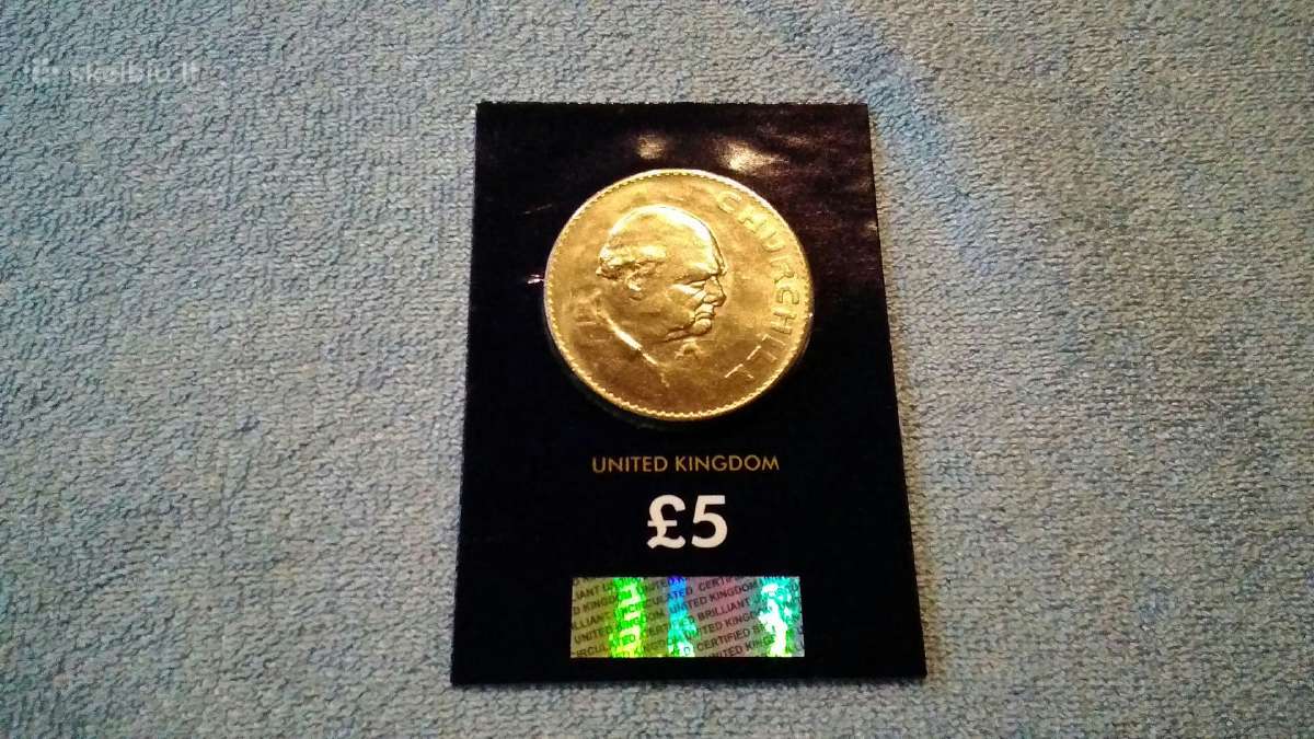 UK 1965 m. 1 krona cu-ni