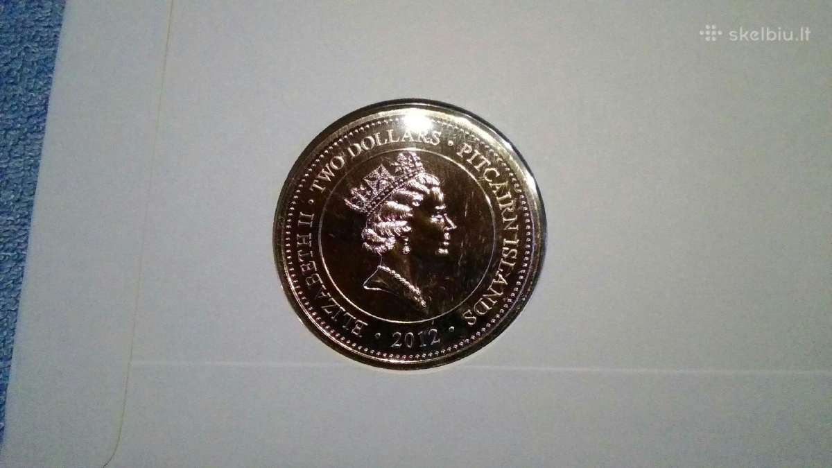 Pitcairn islands 2012 m. 2 dollars cu-ni - nuotraukos Nr. 2