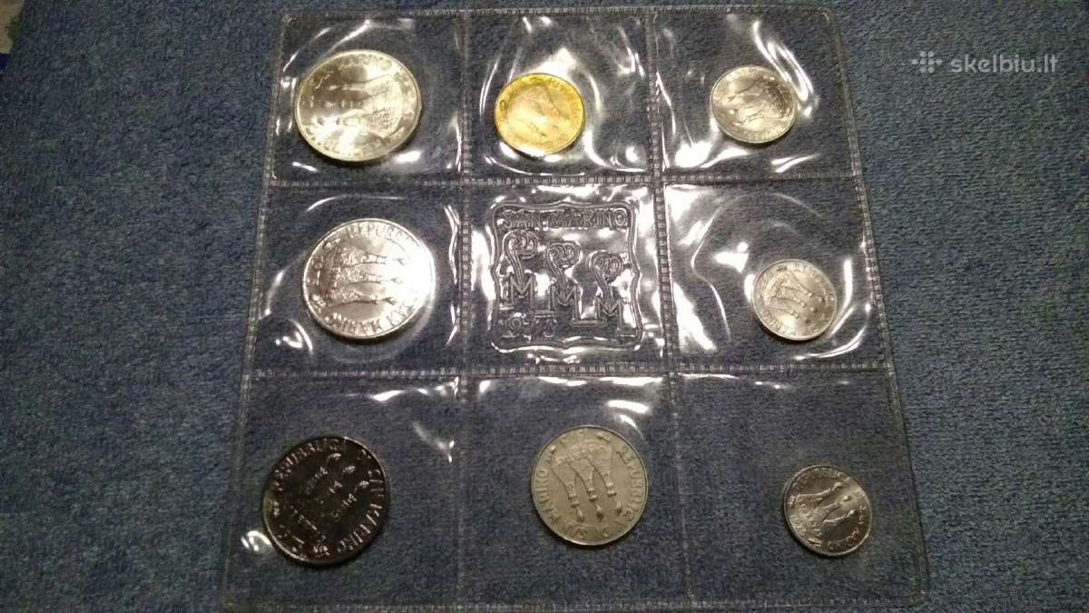 San marino 1975 m. 8 monetos - nuotraukos Nr. 2
