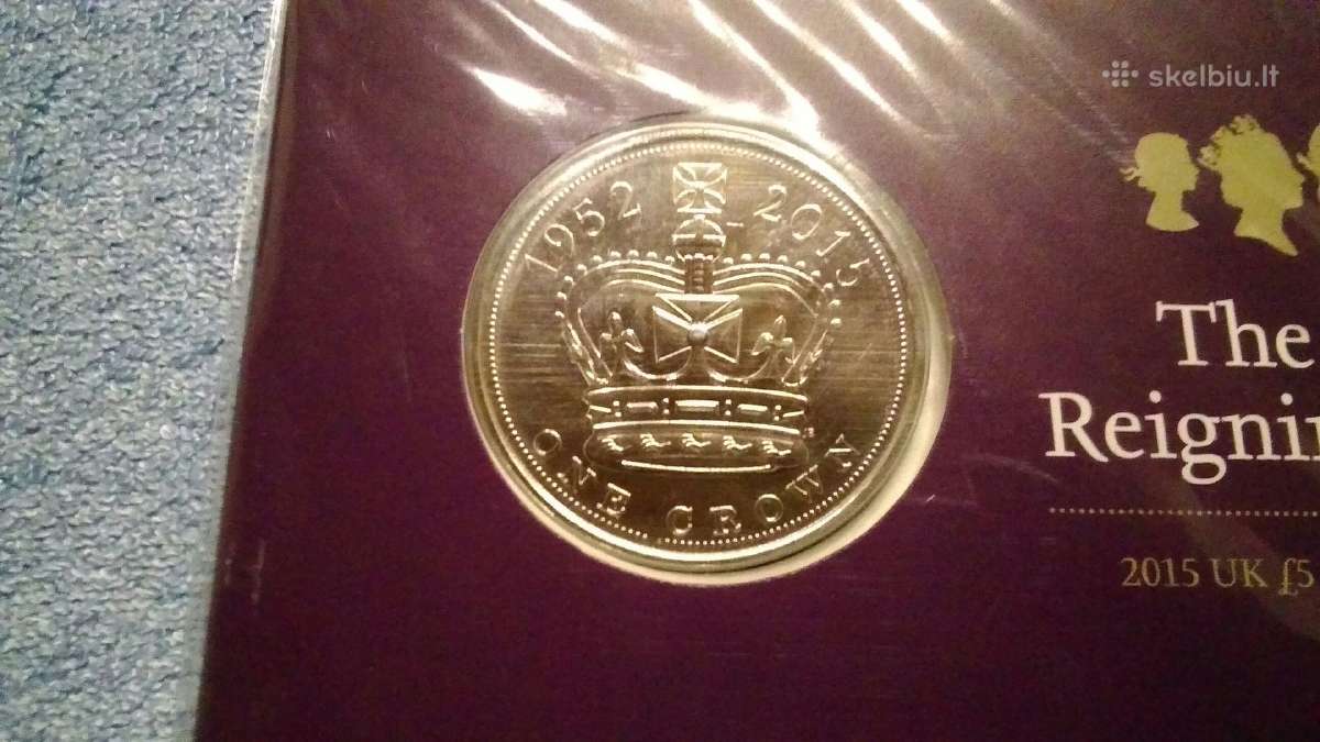 UK 2015 m. 5 funtai cu-ni