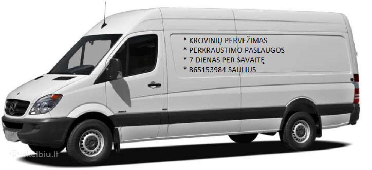 Vežu krovinius iki 3t,padedu persikraustyti