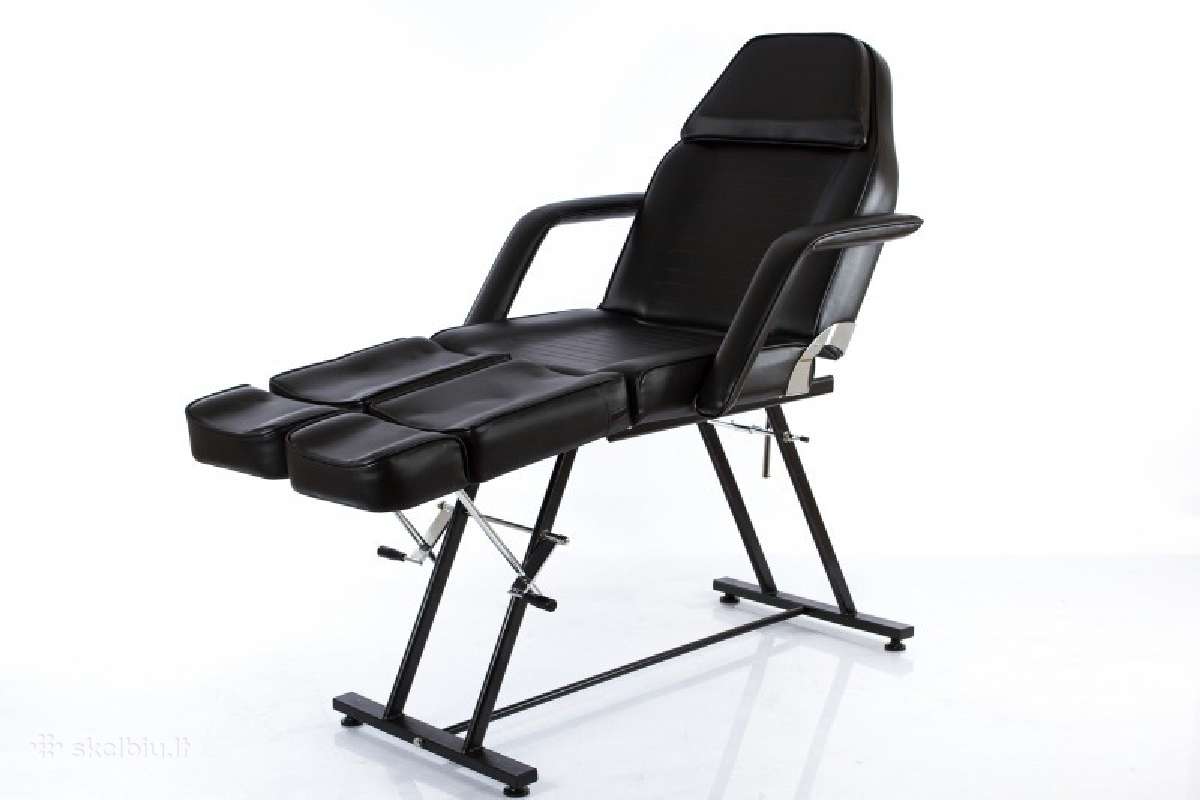 Kosmetologinis krėslas - kušetė Beauty-2 Black - nuotraukos Nr. 3