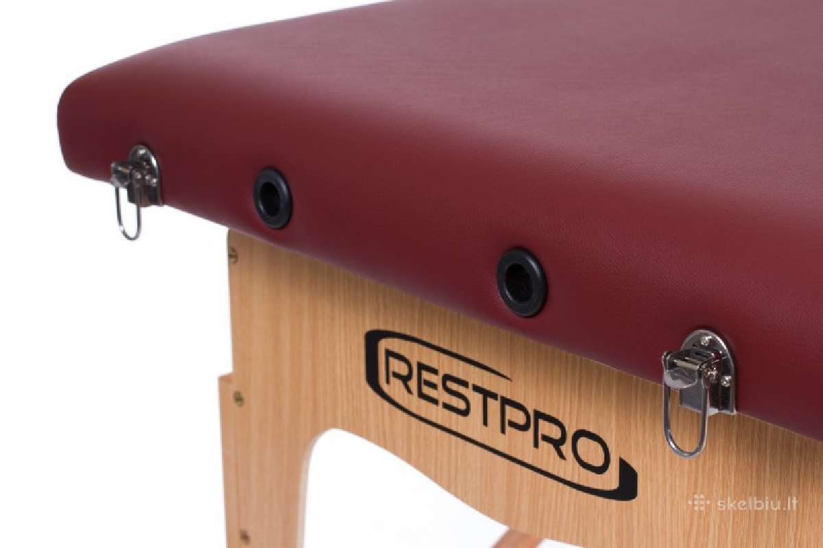 Sulankstomas masažo stalas Restpro Classic-2 Wine - nuotraukos Nr. 9