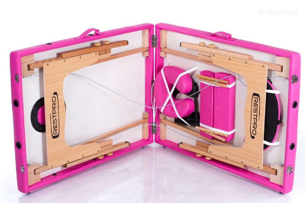 Restpro® Classic-2 Pink sulankstomas masažo stalas - nuotraukos Nr. 3