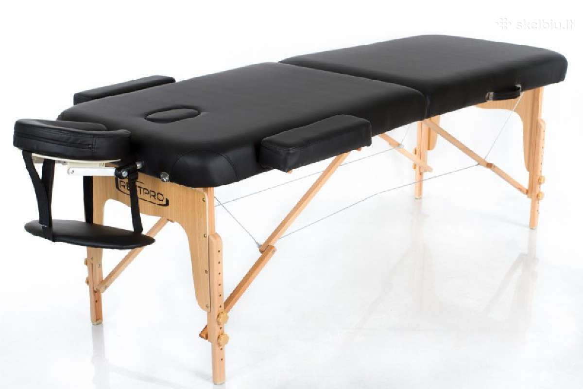 Restpro® Vip 2 Black sulankstomas masažo stalas