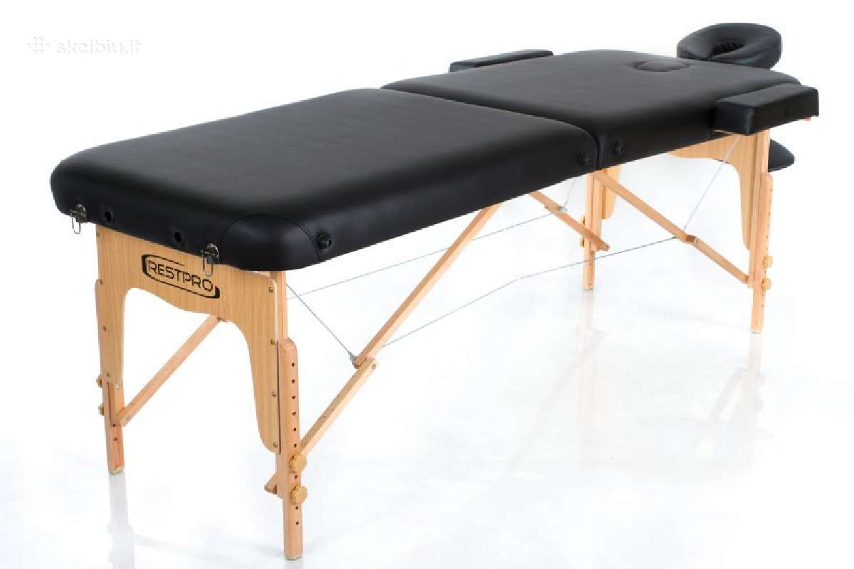 Restpro® Vip 2 Black sulankstomas masažo stalas - nuotraukos Nr. 2
