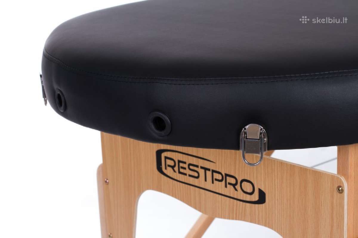 Restpro® Vip Oval 2 Black masažo stalas - nuotraukos Nr. 9