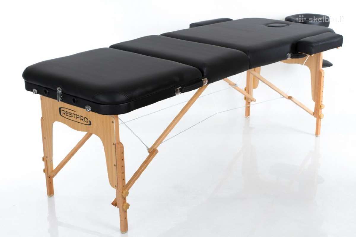 Restpro® Vip 3 Black sulankstomas masažo stalas - nuotraukos Nr. 2