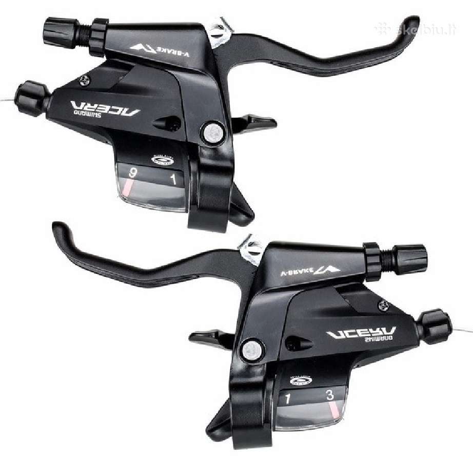 Pavaru rankenėlės Shimano ivairios - nuotraukos Nr. 7