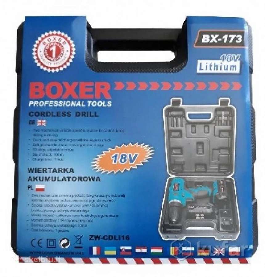 Pigiausiai 18v Akumuliatorinis Suktukas Boxer! - nuotraukos Nr. 5