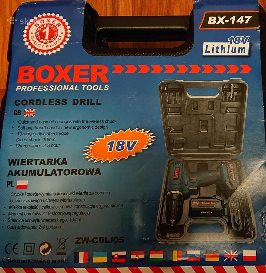 Pigiausiai 18v Akumuliatorinis Suktukas Boxer! - nuotraukos Nr. 3
