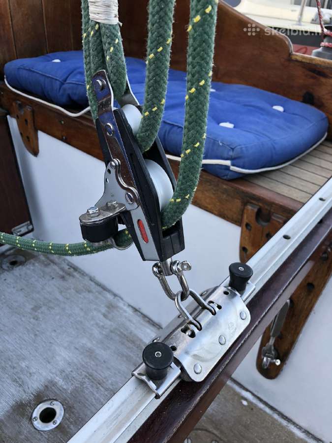 Klasikinė jachta Nordic folkboat, raudonmedis. - nuotraukos Nr. 18