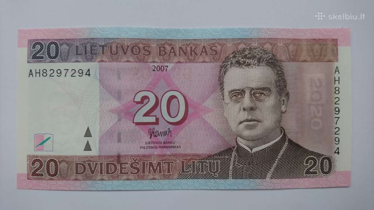 20 Litų 2007 M.