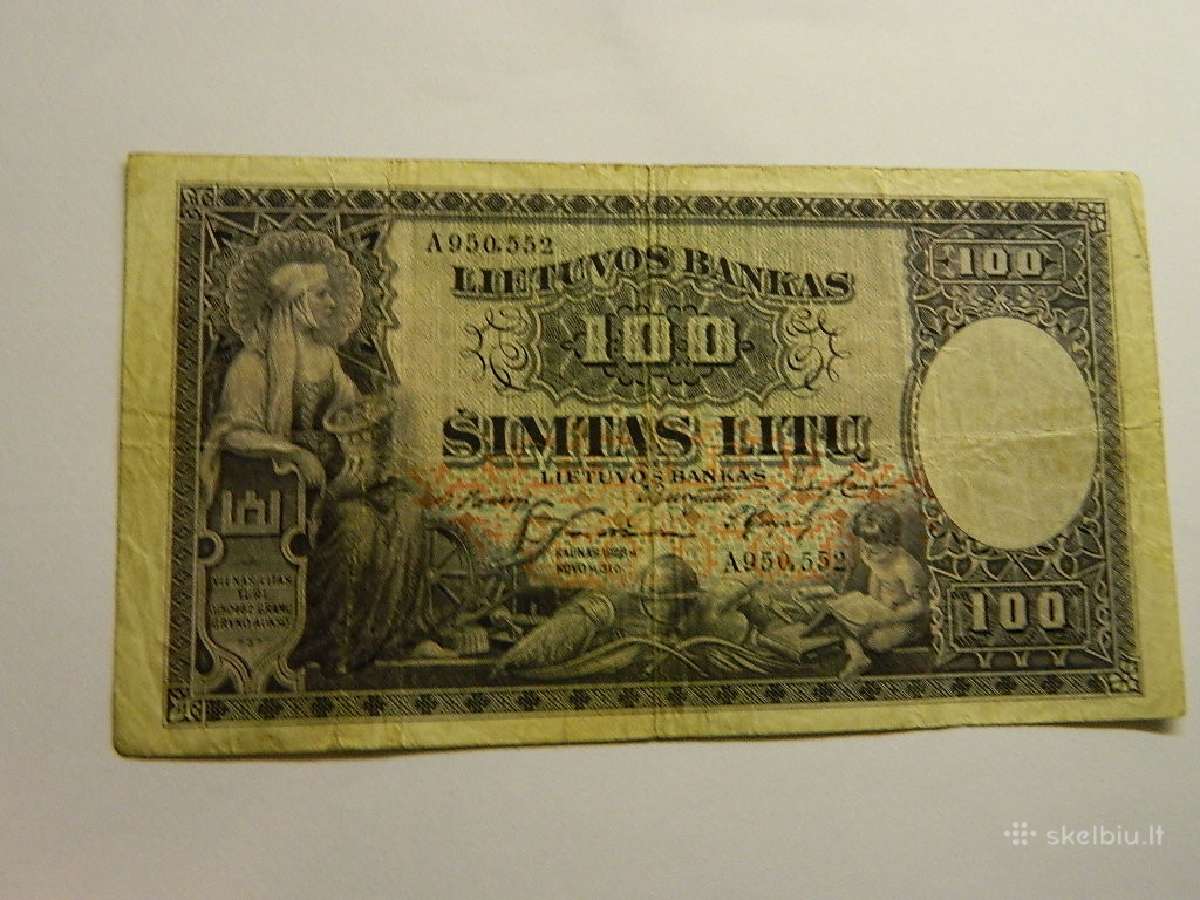 100 litu 1928 m.