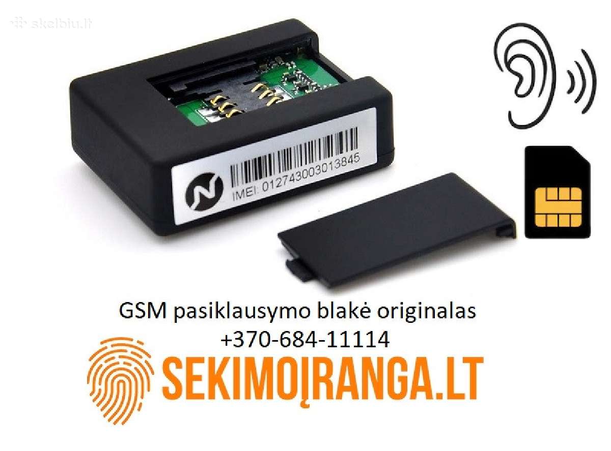 Gsm pasiklausymo įranga blakės Originalios - nuotraukos Nr. 2