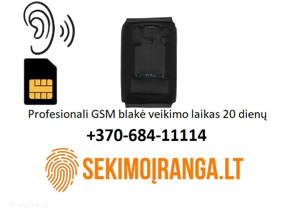 Profesionali pasiklausymo blakė veikimo laikas 20d - nuotraukos Nr. 14