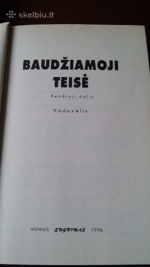 Baudžiamoji teisė - nuotraukos Nr. 2