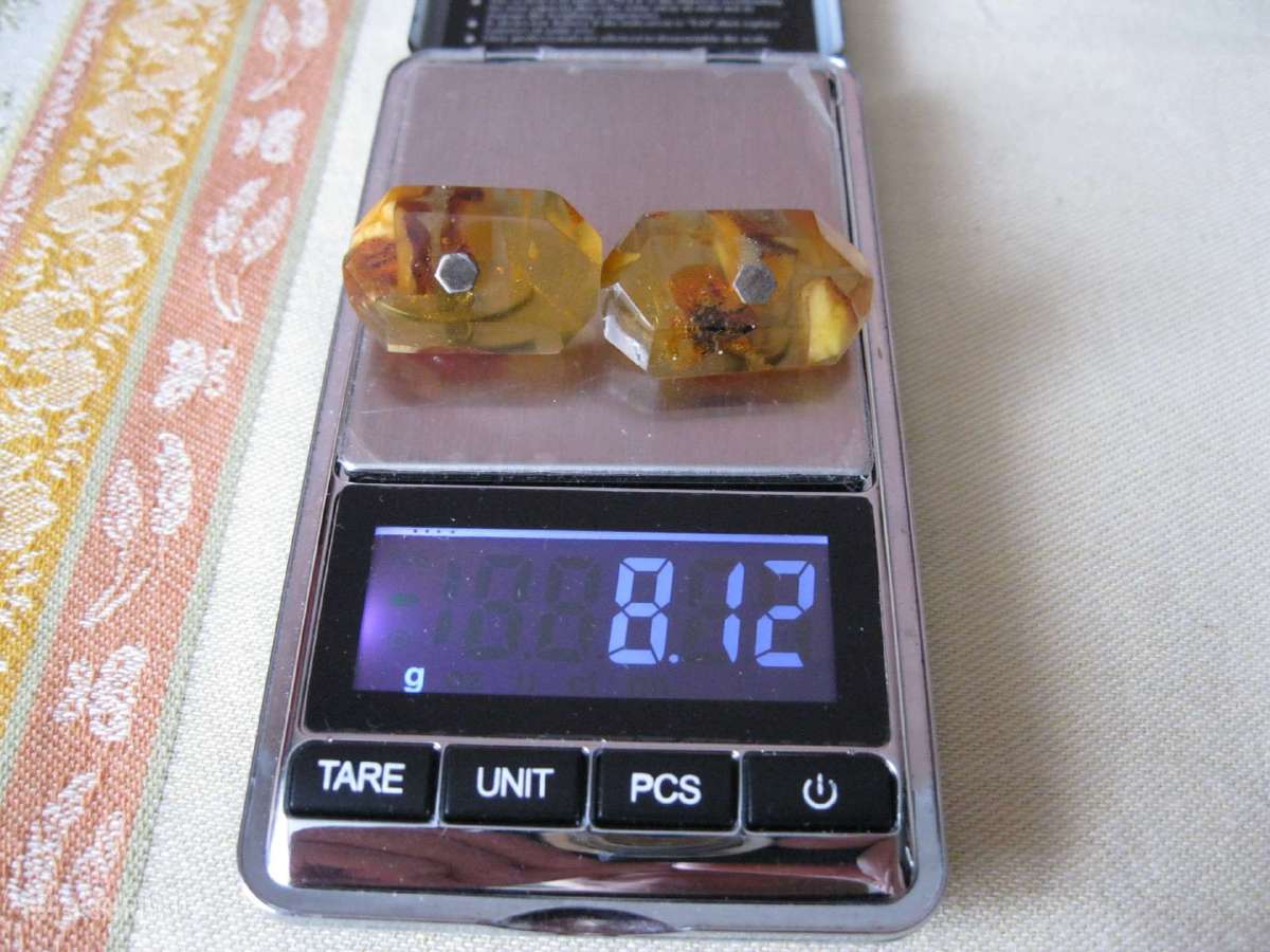 Seni CcCCCP sidabro 875 + gintaro papuosala - nuotraukos Nr. 7