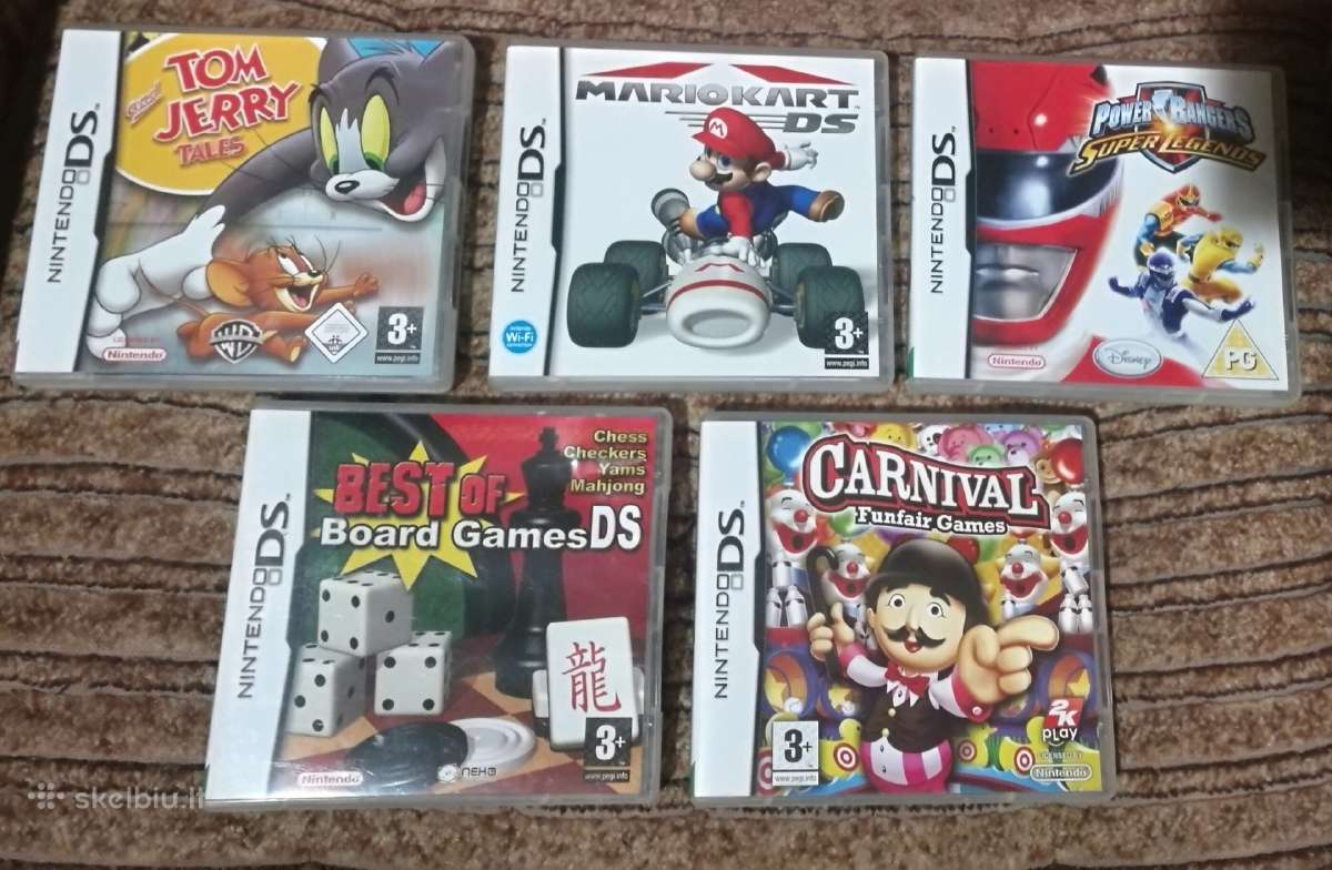 Nintendo ds 7 žaidimai