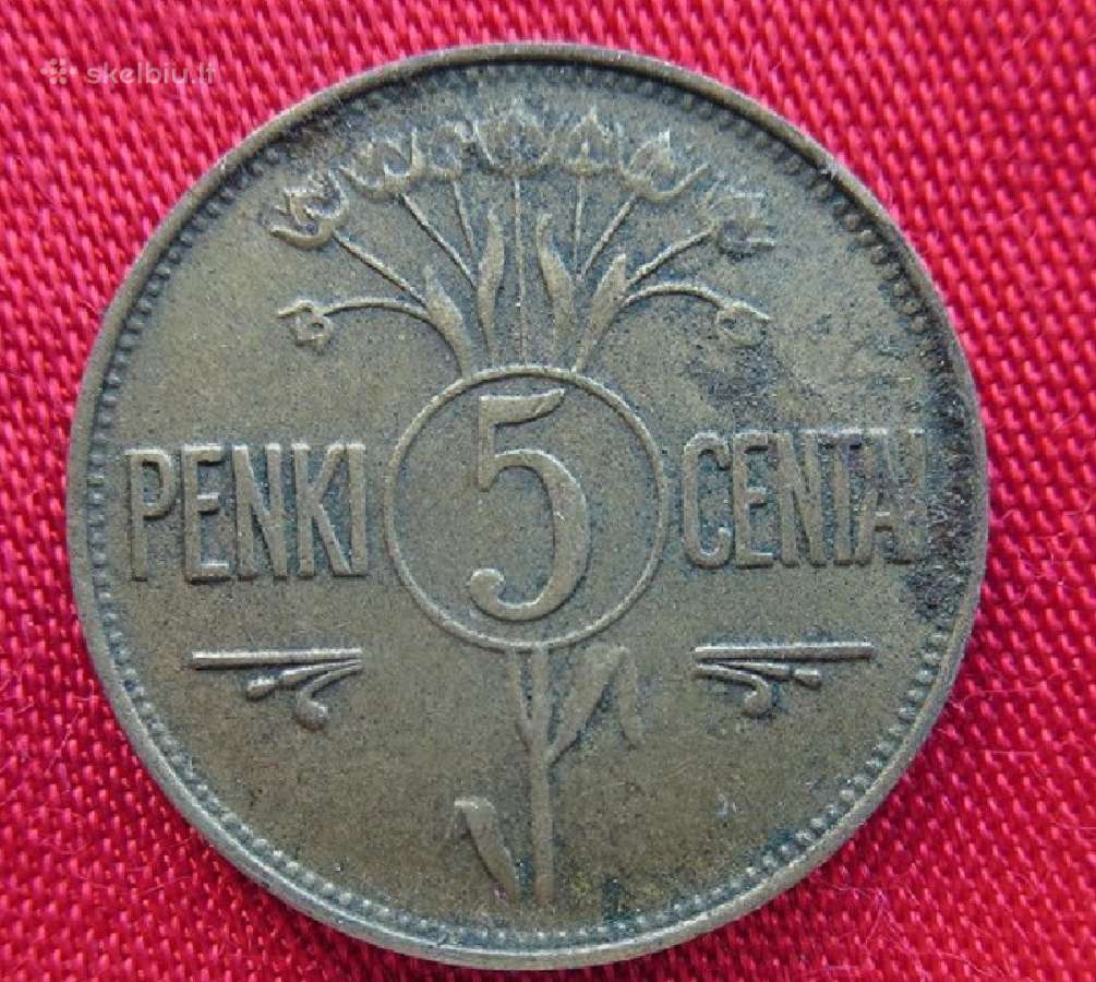 Lietuva 5 centai 1925m