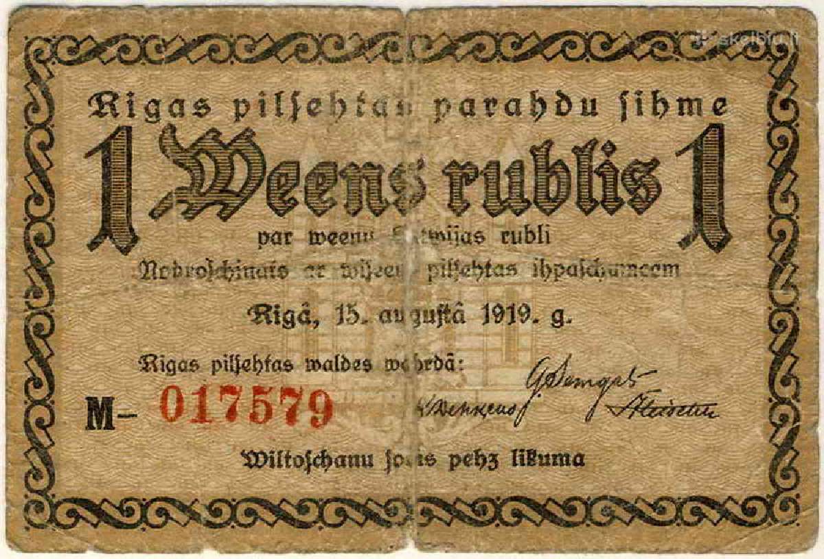 Latvijos ir Estijos banknotai - nuotraukos Nr. 2