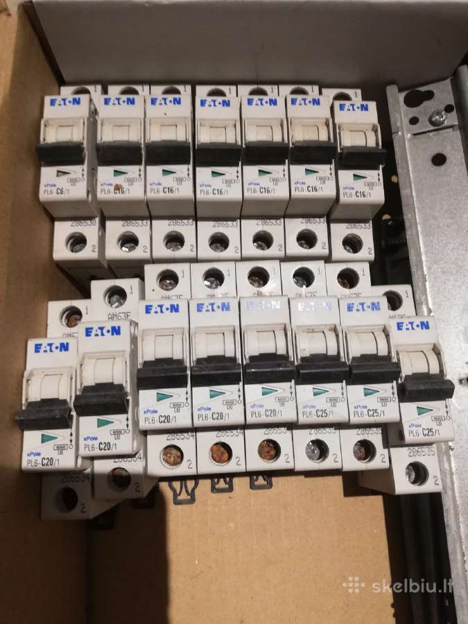 Automatiniai jungikliai Eaton C25 - nuotraukos Nr. 2