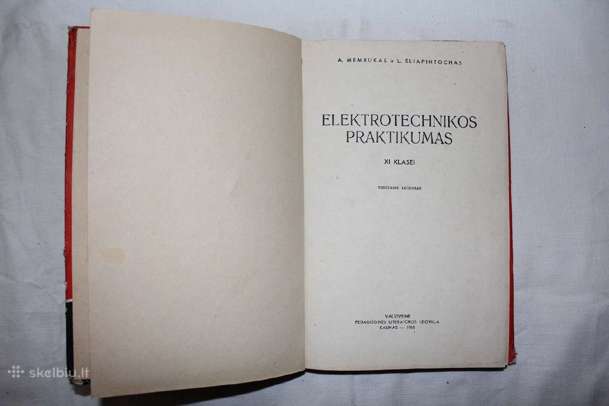 Elektrotechnikos praktikumas Xi klasei 1960 m. - nuotraukos Nr. 2