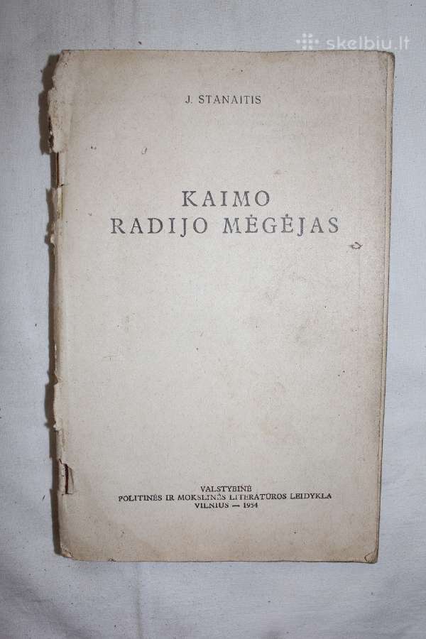 Kaimo radijo mėgėjas 1954 m. knyga