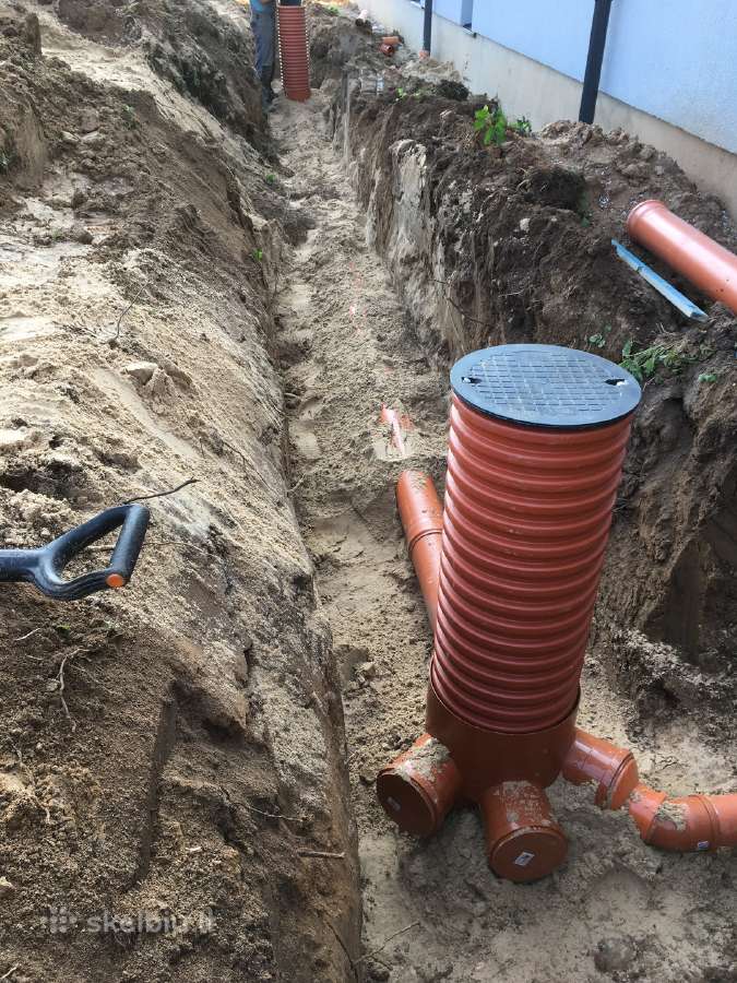 Vandentiekio, Nuotekų tinklų įrengimas - nuotraukos Nr. 16