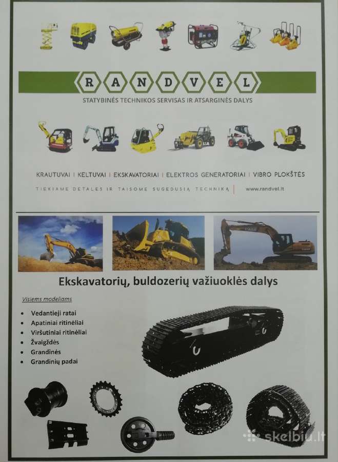 Ekskavatoriaus, buldozerio transmisijos dalys - nuotraukos Nr. 2