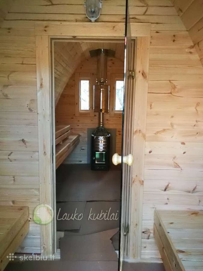 Lauko pirtis sauna- namukas 2.4 m x 4.0 m - nuotraukos Nr. 11