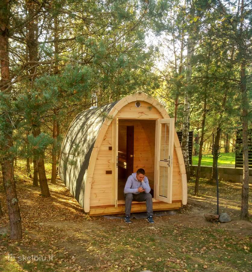 Lauko pirtis sauna- namukas 2.4 m x 4.0 m - nuotraukos Nr. 12