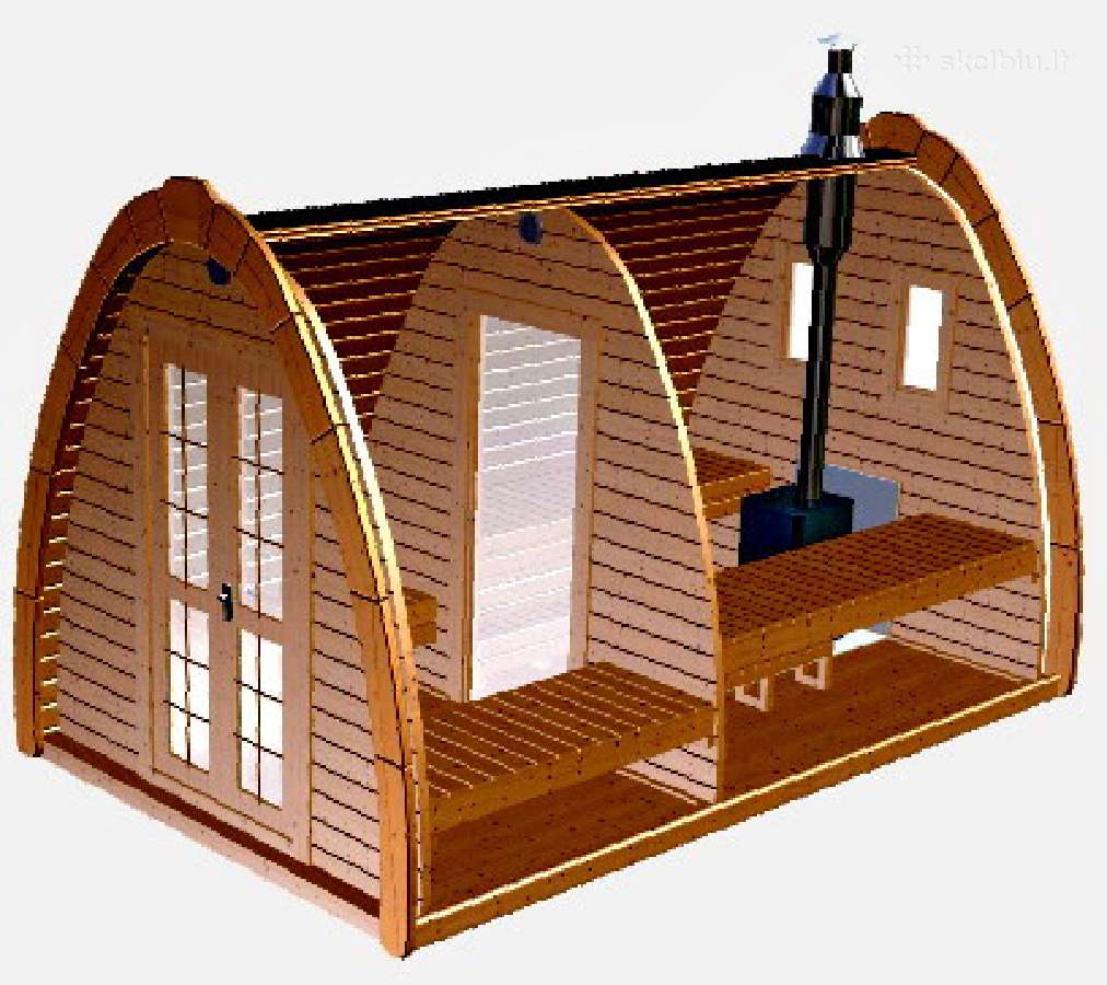 Lauko pirtis sauna 4,8m ilgio - namukas - nuotraukos Nr. 4